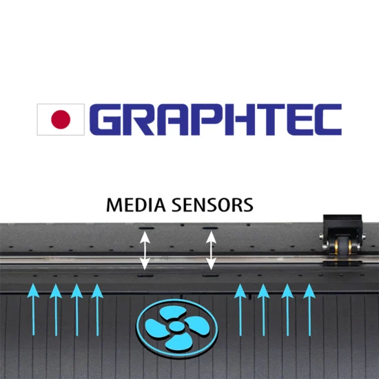 دستگاه کاتر پلاتر گرافتک CE8000 - عرض 60 ، 130 و 160 - کاتر حرفه‌ای از برند معتبر Graphtec ژاپن