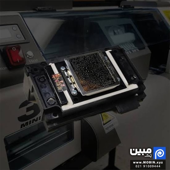 نصب هد XP600 روی کریج دستگاه چاپ