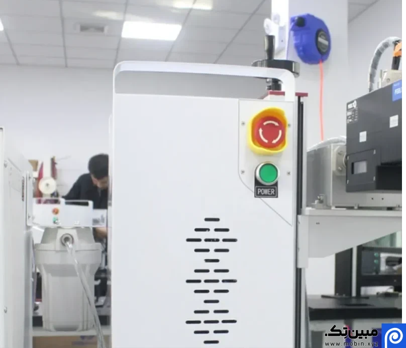تصویر از خرید دستگاه لیزر مارکینگ UV سهبعدی مینی جداشونده JPT ۱۵ وات