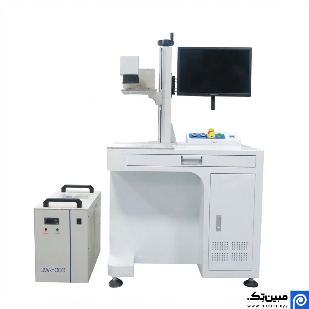 تصویر از خرید دستگاه لیزر مارکینگ UV رومیزی JPT خنکشونده با آب ۳، ۵ و ۱۰ وات