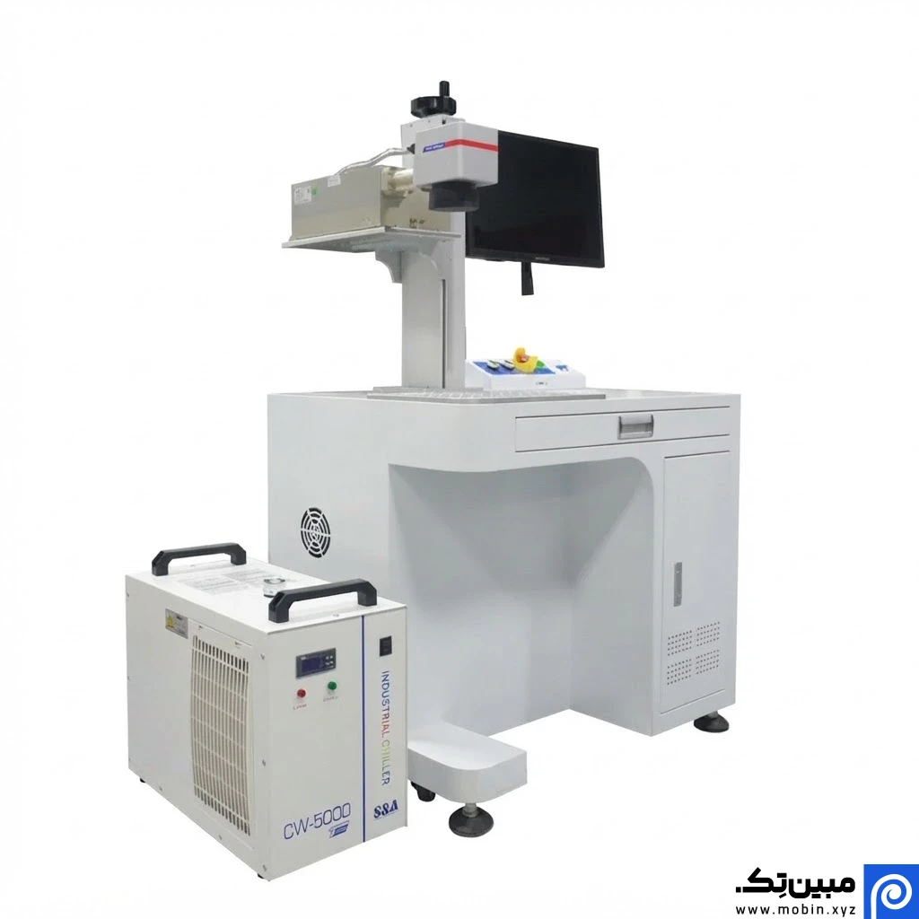 تصویر از خرید دستگاه لیزر مارکینگ UV رومیزی JPT خنکشونده با آب ۳، ۵ و ۱۰ وات